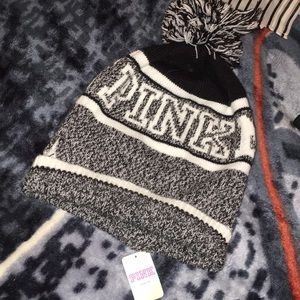 Pink nation beanie hat